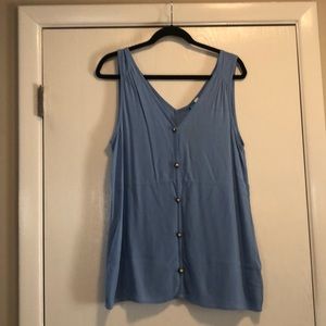 Long blue tunic